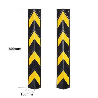 China 100*10*0.8cm Modern Reflective Column Rubber Strip Corner Wrap Corner Factory Corner Pad for sale