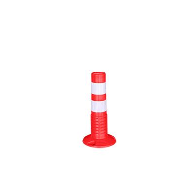 China Supplier High Cheap PU Flexible High Drafter Reflective Road Traffic Transportation Safety Roadway Installation Road Traffic Warning Post for sale