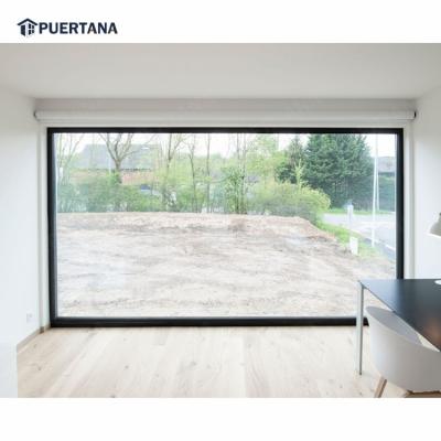 China Contemporary Large Panoramic Windows Large Panoramic Glass Window Floor To Ceiling Fixed Window for sale