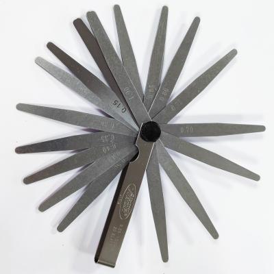 China Mark Tapered Feeler Gauge Double Blades Metric Gauge 15 Thickness for sale