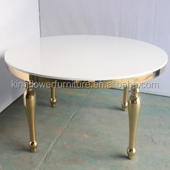 China Modern Dia140*75cm Hstainless Steel Dining Table Designs, Stainless Steel Dining Table And Chair Sets for sale