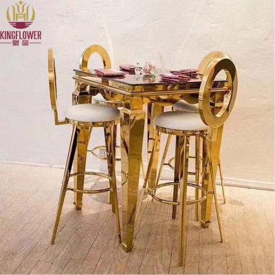 China High quality stool bar metal dining tables stainless steel hotel chair gold adult referee chair for sale