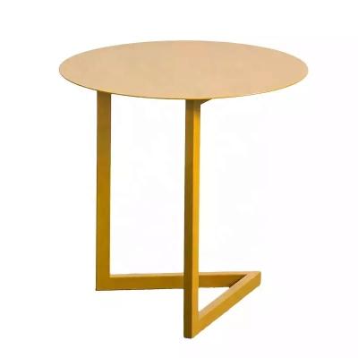 China Modern Round Coffee Table Gold Black Pink Coffee Tables And Chairs for sale