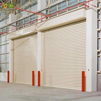 China Waterproof Warehouse Insulated Electric 10x10 Roll Up Doors Commercial Use PVC Manual Plastic Aluminum Steel Roll Up Door Philippines for sale