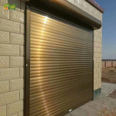 China Waterproof Automatic Vertical Polycarbonate Roller Shutter Door Stainless Steel Fiberglass Aluminum Plastic Roll Up Door for sale