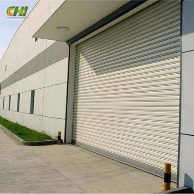 China Waterproof Vinyl PVC 16 Foot Grage Overhead Roll Up Automatic Door Curtain Motor 110 3mm Vertical Roller Door Motor Rolling Door for sale