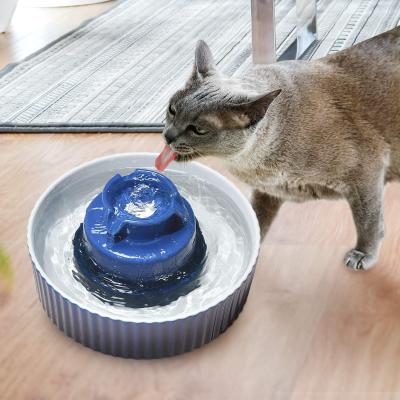 China Automatic Best Selling High Quality Automatic Electric Cat Drinking Bowl Pet Water Fountain with Clear Water Level for sale