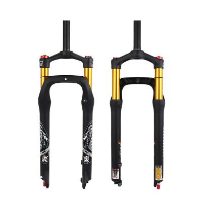 China KRSEC 26 Inch Bike Alloy Mtb Snow/Snow Bike Fork Suspension Mountain Bike Fork Hub Launch Fork 26*4.0