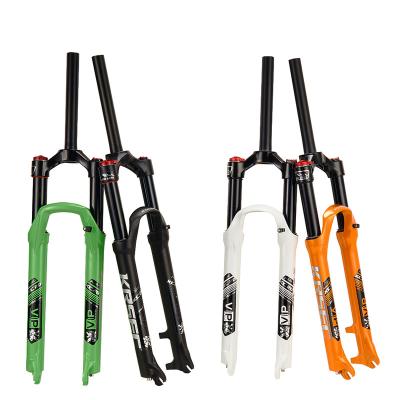 China 26 inch 27.5 inch and 29 inch are available 26/27.5/29er 9mmQR Alloy Bike Fork Air MTB Disc Brake Fork Ultralight Bicycle Suspension for sale