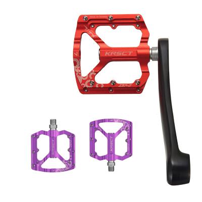 China KRSCT Mtb Pedals Aluminum Alloy Antiskid Bicycle Sealed Du Bearing Ultralight Pedals Cleats Cycling Pedals for sale