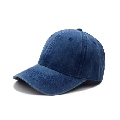 China breathable & Vintage Baseball Cap Cotton Twill Waterproof Adjustable Soft Adjustable Single Hat Washed Baseball Cap Custom for sale