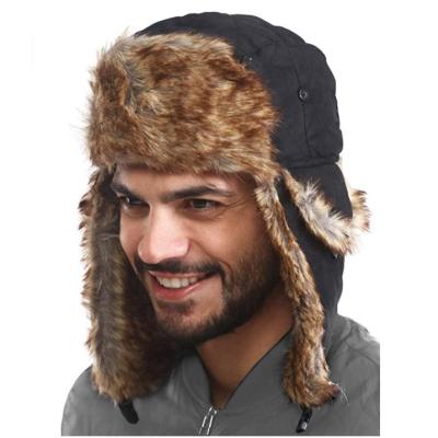 China COMMON Russian Snow Aviator Trooper Ushanka Winter Eskimo Hats Men Women Eskimo Hat With Ear Flaps For Cold Weather for sale