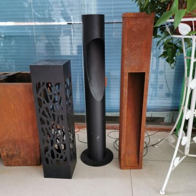 China Wholesale rusty garden decoration led bollard light garden lawn bollard for sale