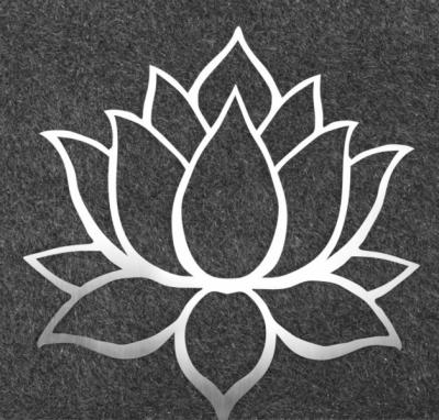 中国 Laser Cut Wall Metal Artwork Hanging Lotus Flower Home Metal Lotus Decor 販売のため