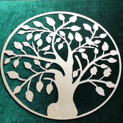 China Home Accessories Wall Metal Artwork Decorative Laser Cut Wall Metal Art à venda