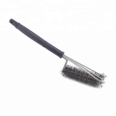 China Non-Stick BBQ Grill Brush Stainless Steel Wire Bristles Grill Cleaning Brush 18