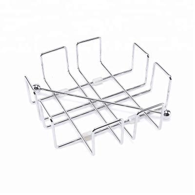 China Silver Metal Design Towel Rack For Kitchen Countertop Table - Bronze Tissue Standing Paper Collection for sale