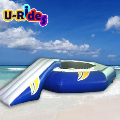 China Water Park 0.9mm PVC Vinly inflatable water trampoline for sale WTR-015 for sale