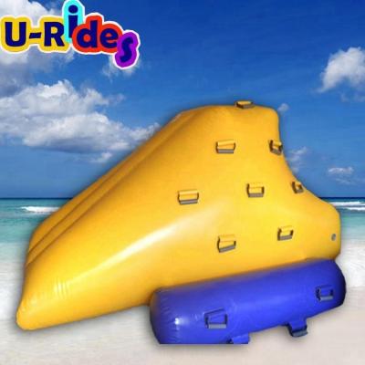 China Water proof and fire resistance inflatable water play water iceberg for beach park for sale