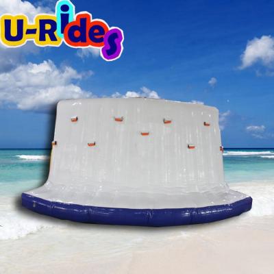 China 0.9mm PVC Vinly Inflatable Modular Cliff Game Inflatable Water Park Water Obstacle Challenge for sale