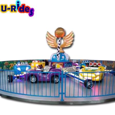 China Outdoor Metal Amusement Park Equipment Big Kids Play Cold-blooded Race Car Ride For Family Amusement for sale