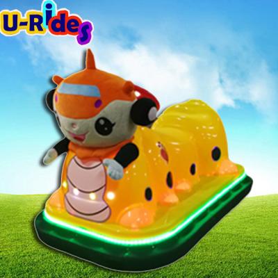 China Fiberglass most popular kiddie ride swing game machine battery toy car for sale