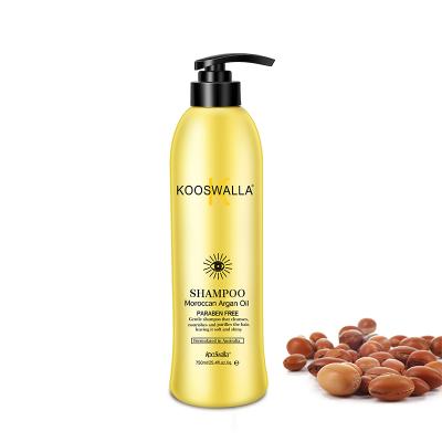 China OEM kooswalla pure and clean shampoo obviously silicone repair paraben free oil argan damage replenisher for sale