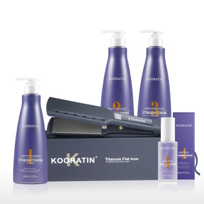 China Brasilean Keratin Hair Care OEM ODM Kooratin Protein Hair Treatment 0 Formaldehyde Keratin Treatment Kit for sale