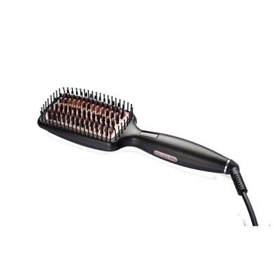 China High Quality Ionic Function Control Temperature LCD Display Show Fast Hair To Straighten Comb for sale