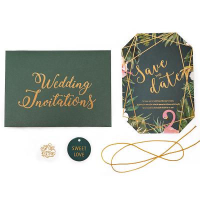 China China Best Price High Quality Luxury Laser Cut Unique Wedding Invitation Cards for sale