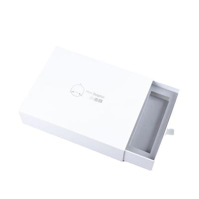 China Factory Promotion Recyclable China Kraft Paper Drawer Shipping Box White Printing for sale