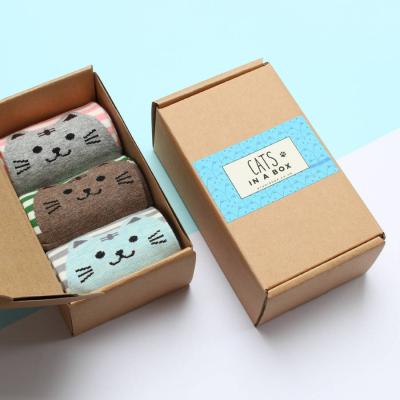 China Low price recyclable high quality environmental custom factory wholesale OEM sock packaging heavy duty paper box for sale