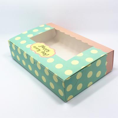 China China Factory Promotion 350g Recyclable Custom Logo Cardboard Cosmetic Packaging Box With Window for sale