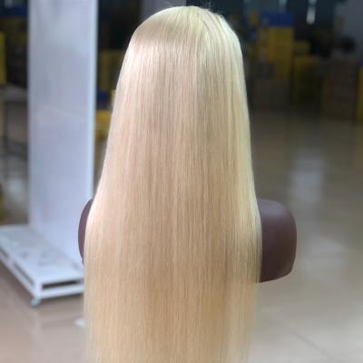 China Wholesale Brazilian Remy Hair Straight Wave 613 Wigs, 613 Lace Front Wig Hair, Transparent 13x6 613 Lace Front Wig Human Hair Front Wig for sale