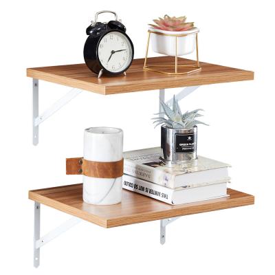 China Home Decoration Floating Shelf (Height) Adjustable For Wall Shelf Storage Retro Wooden Rack for sale