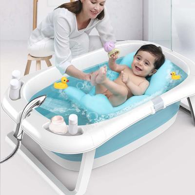 China Large Thermometer Baby Shower Bathtub Bath Cushion Child Smart Bucket Child Viable Folding Pet Supplies Newborn Tubs for sale