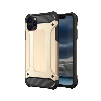 China Full Protective Metal Frame Shield Anti-fall Shockproof Rugged Mobile Phone Case Back Cover For iPhone for sale