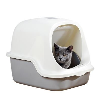 China Pet Supplies Sustainable Cat Litter Box Case Closed Cat Litter Box Hidden Anti-splash Box Cat Litter Box for sale