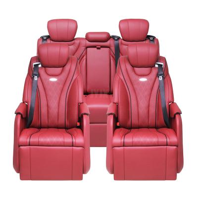 China Custom Electric Seat Sets JYJX Vclass Luxury Electric Auto Capitans Seat With Leather Cover for sale