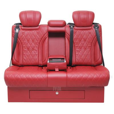 China JYJX056 New Design Back Seat High End Bench Sofa Bed Luxury Auto Seat For Van for sale