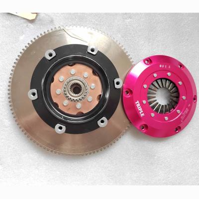 Cina SWAG 5.5' 4140 Stainless Steel Triple Plate Racing Clutch Kits per Mitsubishi Lancer 4G93 in vendita