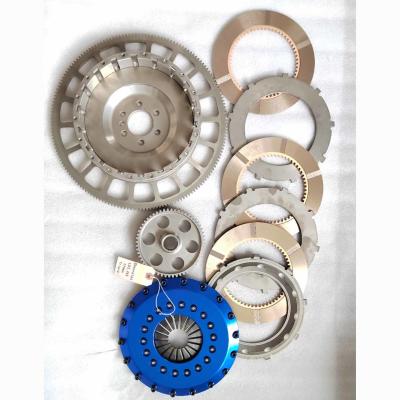 China 8.25'' High Performance Racing Triple Plate Clutch Kits 4140 Steel Fit Chevrolet LS3 26T for sale