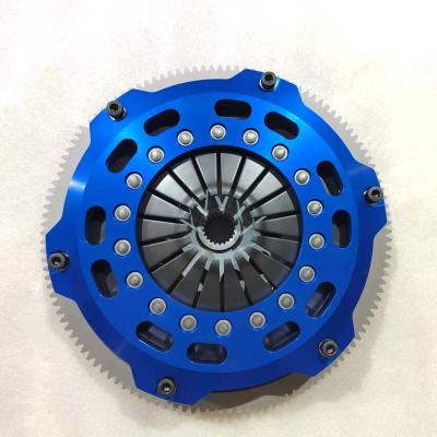 China 225mm Twin Disc Cr-Mo Steel Racing Clutch Kits Fit TOYOTA FA20 GT86/SUBARU BRZ for sale