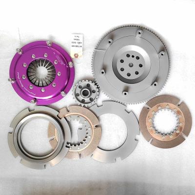 Cina 8.0' Twin Disc Racing Clutch Kits Fit Mtsubishi 4G63T Lancer Evolution1,2,3 in vendita