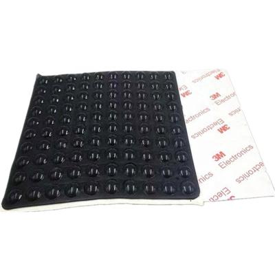 China Self Adhesive For 6MM Hold Strong EPDM Office Furniture Portable Anti-Slip Adhesive Silicone Feet Pad Rubber Bumper for sale