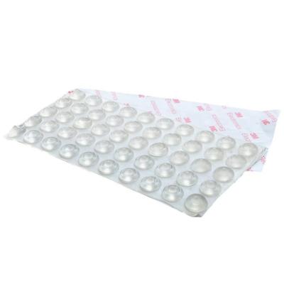 China Self Adhesive For 200PCS Socket Cabinet Door Strong Rubber Circular Sound Damping Clear Bumper Dots Shaped Self Adhesive Pads for sale