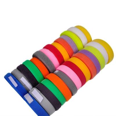 China Polyester Durable Nylon Fabric Self Adhesive Seam On Sofa Contact Medical Fastener Hook And Loop Standard Tape for sale