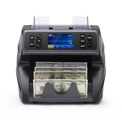 China Value Money Currency Bill CIS Banknote Counting Machine Money Sorter Counter For Banks Stores Government 300pieces for sale