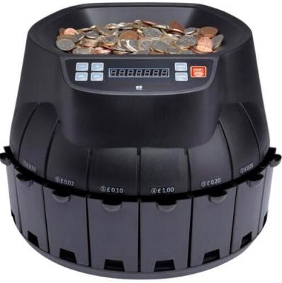 China EC9008 Bank Sorter Automatic Currency Coins Desktop Coin Sorter for Counting Coins for sale