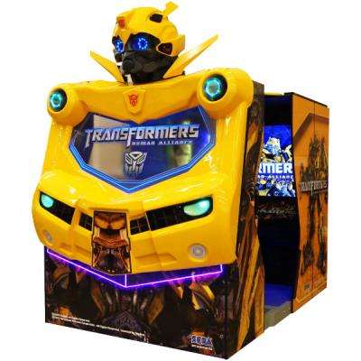 China Shooting Machine Simulated Transformers Shooting Automatic Arcade Game Machine for sale